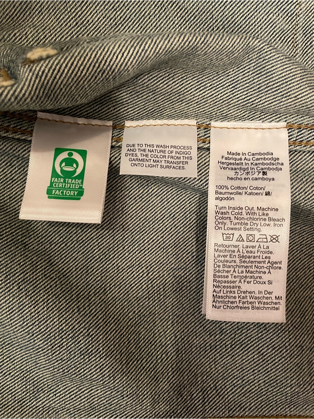 J. Crew Classic Cropped Indigo Denim Jacket - Picture 6 of 6